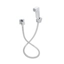 Ver imagem 1 de Ducha Higiênica Square Cromada Acabamento Quadrado Gatilho