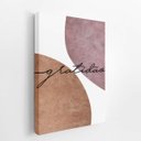Ver imagem 2 de Gratidão Abstrato Minimalista Frases Quadro Canvas 60x40cm