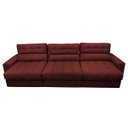 Ver imagem 5 de Sofá Retrátil e Reclinável com Molas Ensacadas Cama Inbox Master 3,52M Tecido Suede Vermelho