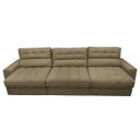 Ver imagem 5 de Sofá Retrátil e Reclinável com Molas Ensacadas Cama Inbox Master 3,82M Tecido Suede Bege