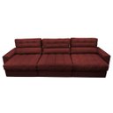 Ver imagem 5 de Sofá Retrátil e Reclinável com Molas Ensacadas Cama Inbox Master 3,82M Tecido Suede Preto