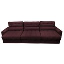 Ver imagem 5 de Sofá Retrátil e Reclinável com Molas Ensacadas Cama Inbox Master 3,82M Tecido Suede Vermelho