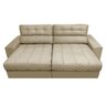 Sofá Retrátil e Reclinável com Molas Ensacadas Cama Inbox Master 2,12M Tecido Suede Bege - 5