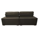 Ver imagem 6 de Sofá Retrátil e Reclinável com Molas Ensacadas Cama Inbox Master 2,12M Tecido Suede Café