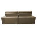 Ver imagem 6 de Sofá Retrátil e Reclinável com Molas Ensacadas Cama Inbox Master 2,12M Tecido Suede Castor