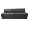 Sofá Retrátil e Reclinável com Molas Ensacadas Cama Inbox Master 2,12M Tecido Suede Cinza - 6