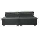 Ver imagem 6 de Sofá Retrátil e Reclinável com Molas Ensacadas Cama Inbox Master 2,12M Tecido Suede Cinza