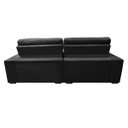 Ver imagem 6 de Sofá Retrátil e Reclinável com Molas Ensacadas Cama Inbox Master 2,12M Tecido Suede Preto