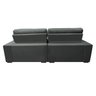 Sofá Retrátil e Reclinável com Molas Ensacadas Cama Inbox Master 2,52M Tecido Suede Cinza - 6
