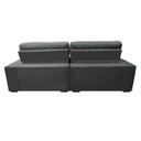 Ver imagem 6 de Sofá Retrátil e Reclinável com Molas Ensacadas Cama Inbox Master 2,72M Tecido Suede Cinza