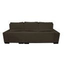 Ver imagem 3 de Sofá Retrátil e Reclinável Cama Inbox Diamond 2.52M Tecido Suede Velusoft Café