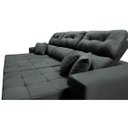Ver imagem 5 de Sofá Retrátil e Reclinável Cama Inbox Diamond 2.52M Tecido Suede Velusoft Cinza