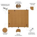Ver imagem 3 de Guarda Roupa Casal 270cm 6 Portas Meraki Cinamomo a02 - Mpozenato