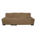 Ver imagem 4 de Sofá Retrátil e Reclinável Cama Inbox Diamond 2.72M Tecido Suede Velusoft Castor
