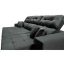 Ver imagem 6 de Sofá Retrátil e Reclinável Cama Inbox Diamond 2.72M Tecido Suede Velusoft Cinza