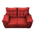 Ver imagem 5 de Sofá Luxemburgo 2 Lugares 1.52M Tecido Suede Vermelho