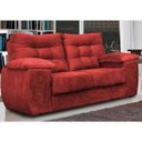 Ver imagem 1 de Sofá Luxemburgo 2 Lugares 1.52M Tecido Suede Vermelho