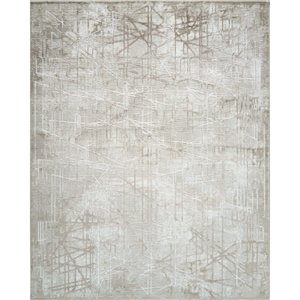 Tapete Sala Quarto 3,00x2,50m Talia - Diversas Estampas - Coleção Pemogo Cor:451 Bege