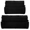 Ver imagem 6 de Conjunto Sofá Luxemburgo 3 e 2 Lugares 1.52m e 2.02m Courino Preto