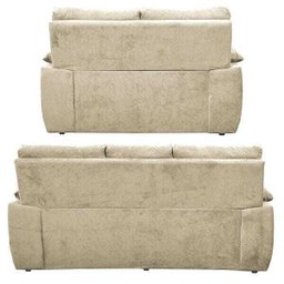 Conjunto Sofá Luxemburgo 3 e 2 Lugares 1.52M e 2.02M Suede Bege - 6