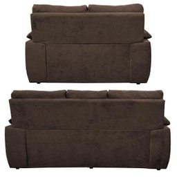 Conjunto Sofá Luxemburgo 3 e 2 Lugares 1.52M e 2.02M Suede Café - 6