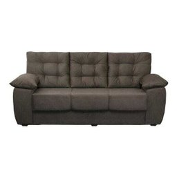 Conjunto de Sofá Luxemburgo 3 e 2 Lugares Tecido Suede Liso Café - Moveis Marfim - 3