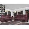 Conjunto Sofá Luxemburgo 3 e 2 Lugares 1.52M e 2.02M Suede Vinho - 1