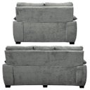 Ver imagem 2 de Conjunto Sofá Luxemburgo 3 e 2 Lugares 1.52M e 2.02M Suede Cinza