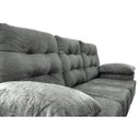 Ver imagem 5 de Conjunto Sofá Luxemburgo 3 e 2 Lugares 1.52M e 2.02M Suede Cinza