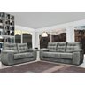 Conjunto Sofá Luxemburgo 3 e 2 Lugares 1.52M e 2.02M Suede Cinza - 1