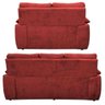Conjunto Sofá Luxemburgo 3 e 2 Lugares 1.52M e 2.02M Suede Vermelho - 5
