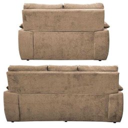 Conjunto Sofá Luxemburgo 3 e 2 Lugares 1.52M e 2.02M Suede Castor - 6