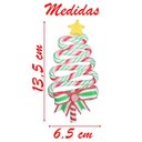 Ver imagem 2 de Kit 4 Enfeite Pendente para Árvore de Natal Pinheirinho 13,5cm