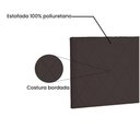 Ver imagem 3 de Cabeceira Painel Dubai Solteiro 90cm Suede Café