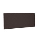Ver imagem 1 de Cabeceira Painel Dubai Solteiro 90cm Suede Café