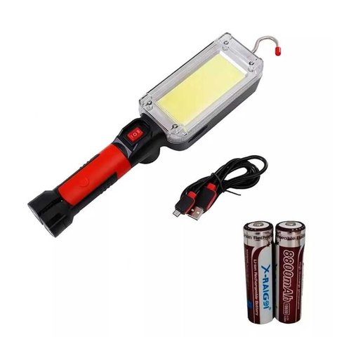 Lanterna Led Trabalho Recarregavel - 20w - Bm-a075 - Bomax