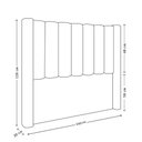 Ver imagem 2 de Cabeceira para Cama Box Queen 160 Cm Rania Linho Bege I02 - D'Rossi