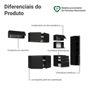 Ver imagem 7 de Armário de Cozinha Completa 300 cm Suspenso Preto Nice Madesa 10