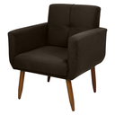 Ver imagem 3 de Poltrona Savana para Sala Suede Marrom