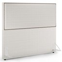 Ver imagem 1 de Cabeceira Box Casal King Com Tachas 195 Cm Bouclê Cru