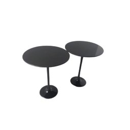 Mesa Saarinen Lateral de 41cm Diâmetro, Tampo em Granito São Gabriel - 5