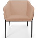 Ver imagem 3 de Kit 3 Cadeiras para Sala de Jantar Estar Living Olívia L02 Linho Rosê - Lyam Decor