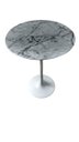 Ver imagem 2 de Mesa Saarinen Lateral de 41 cm diâmetro, tampo em Mármore Carrara