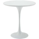 Ver imagem 1 de Mesa Saarinen Lateral de 51ø Tampo em Laca Branco