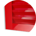 Ver imagem 6 de Porta de Correr Suspensa Veneziana Dir L.25 Vermelha 210x70 Brimak