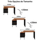 Ver imagem 5 de Conjunto Escritório Home: Escrivaninha 6088+ Gaveteiro 5903
