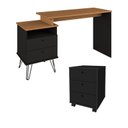 Ver imagem 2 de Conjunto Escritório Home: Escrivaninha 6088+ Gaveteiro 5903