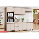Ver imagem 1 de Kit Cozinha Completa 6 Peças Connect (2aéreos+2balcões+1paneleiro+1complemento) C6p23 Duna/