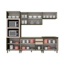 Ver imagem 3 de Kit Cozinha Completa 6 Peças Connect (2aéreos+2balcões+1paneleiro+1complemento) C6p23 Duna/