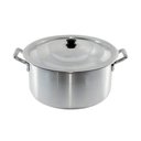 Ver imagem 1 de Caçarola Hotel Panela Industrial em Alumínio Tampa 30cm 15l